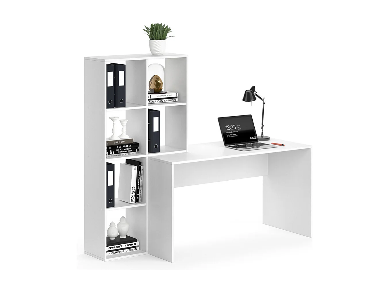 Bureau blanc 166.8x59x143 mara