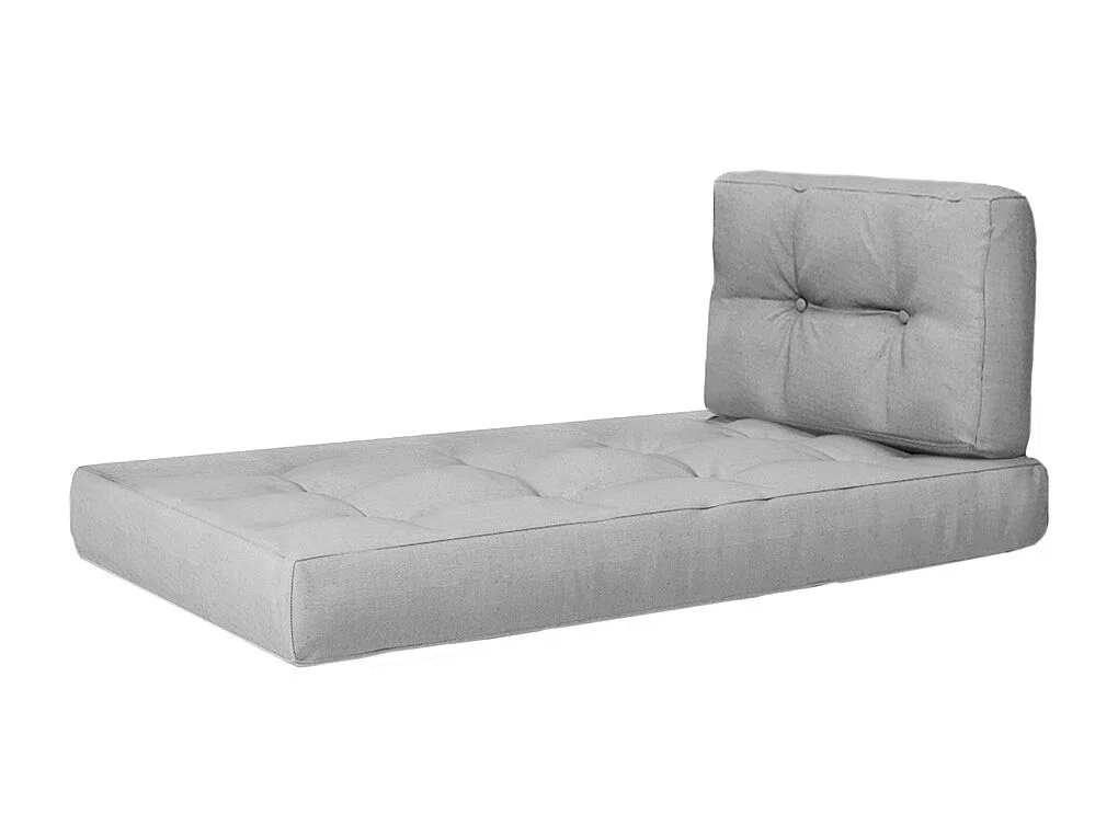 Ensemble de coussins de palette gris 120x80x15