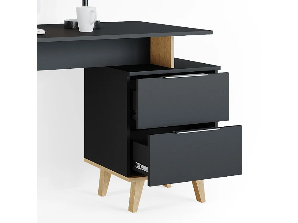 Bureau anthracite 138x60x77 nautica
