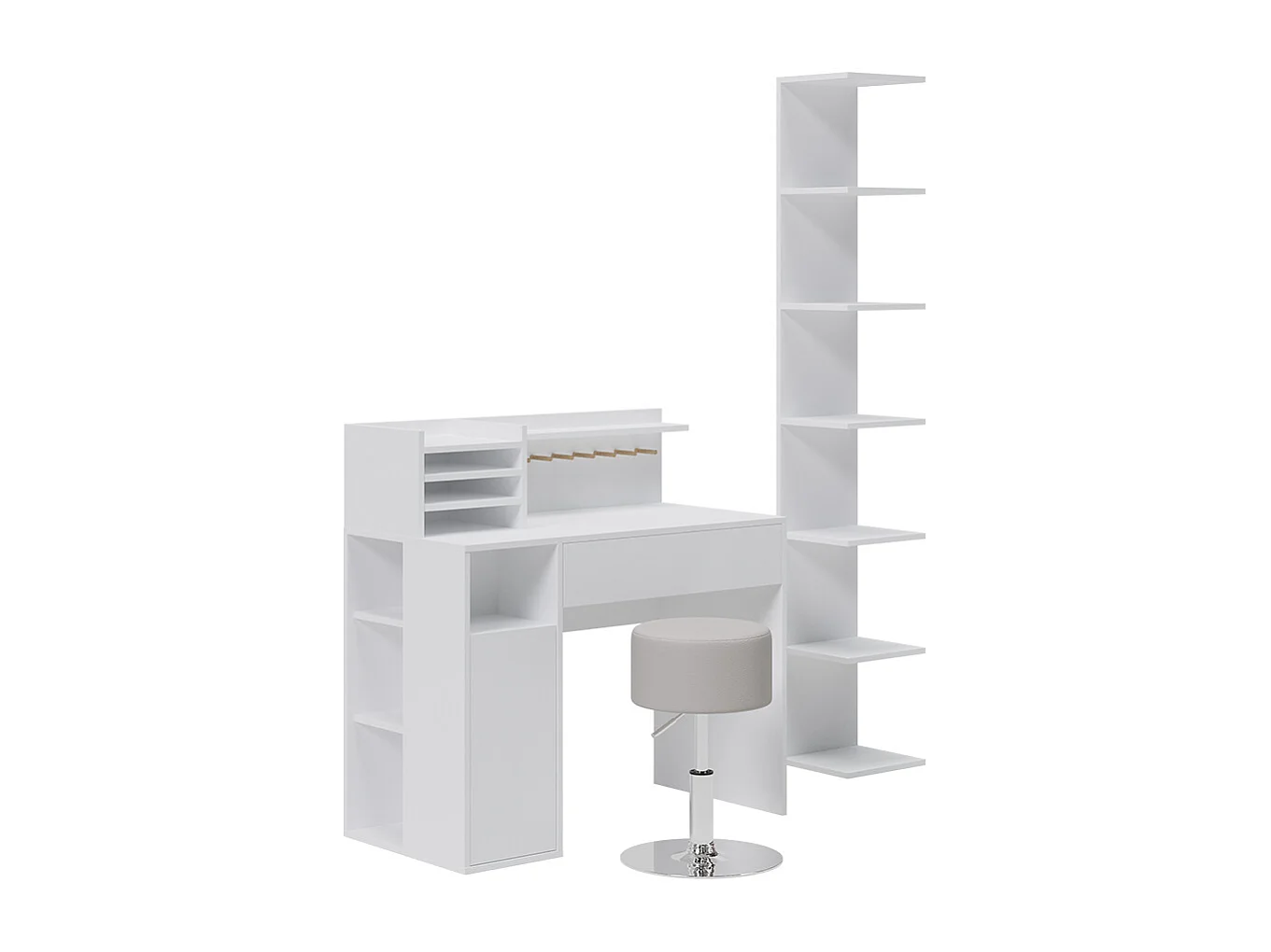 Bureau blanc 100x50x100