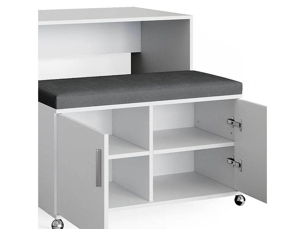 Biurko biały 93.2x60x76.2 flona