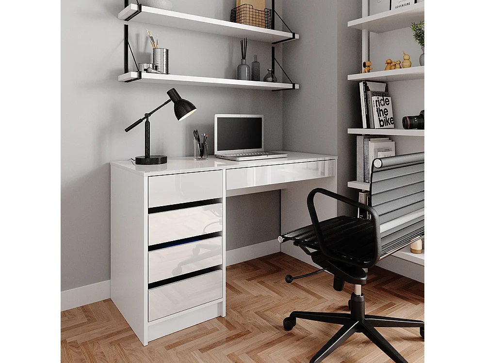 Bureau blanc 55x120x75 sherry