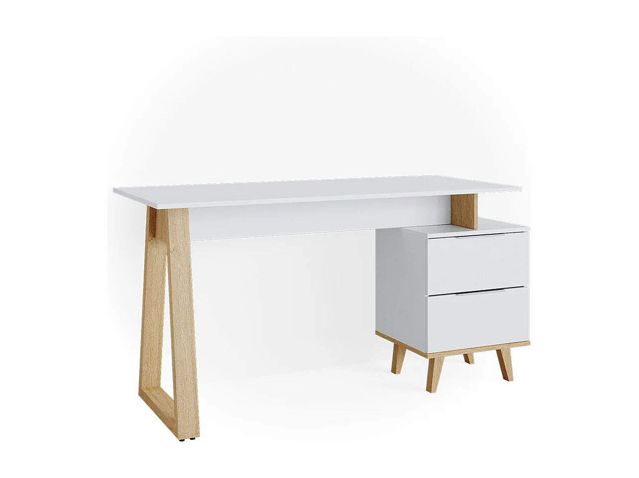 Bureau blanc 138x60x77 nautica