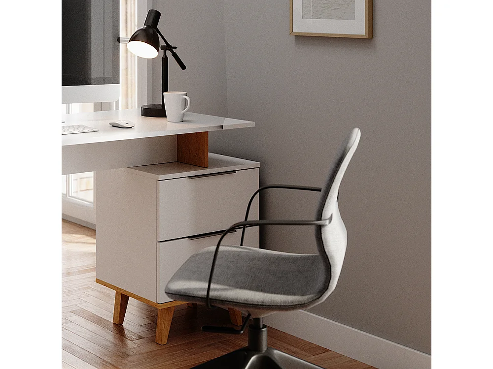 Bureau blanc 138x60x77 nautica