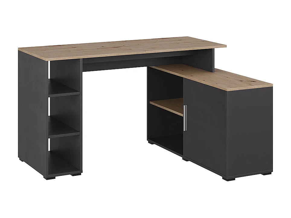Bureau dangle anthracite/artisan 135x110x75.5 rudy