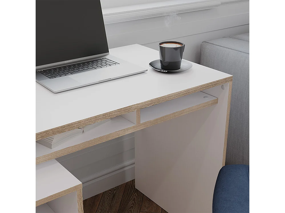 Bureau blanc 112x55x75 tetrix