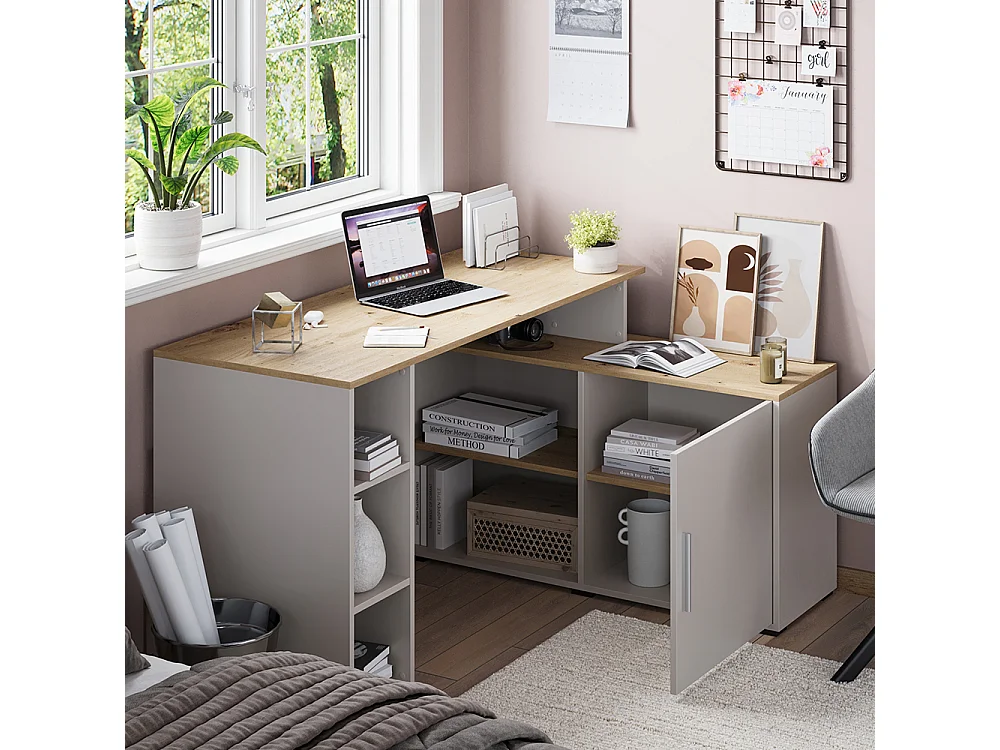 Bureau dangle cachemire 135x110x75.5 rudy