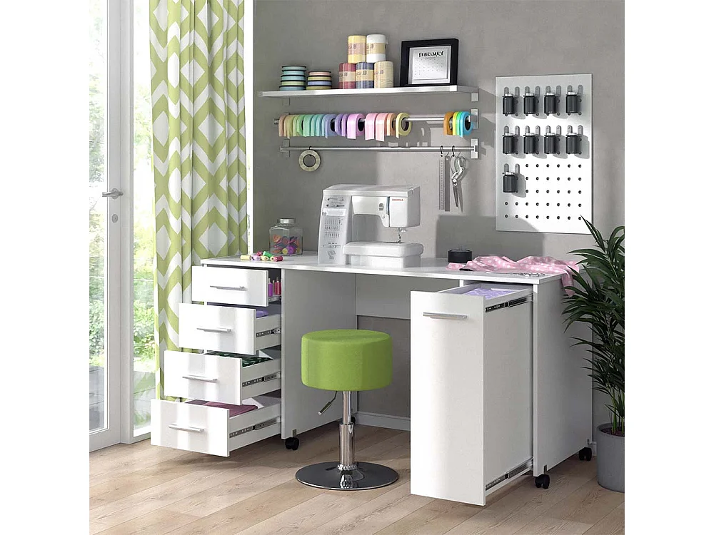 Schreibtisch weiß 148x60x75 verona