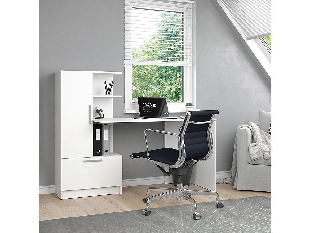 Bureau blanc 150x59.3x120.1 tomy