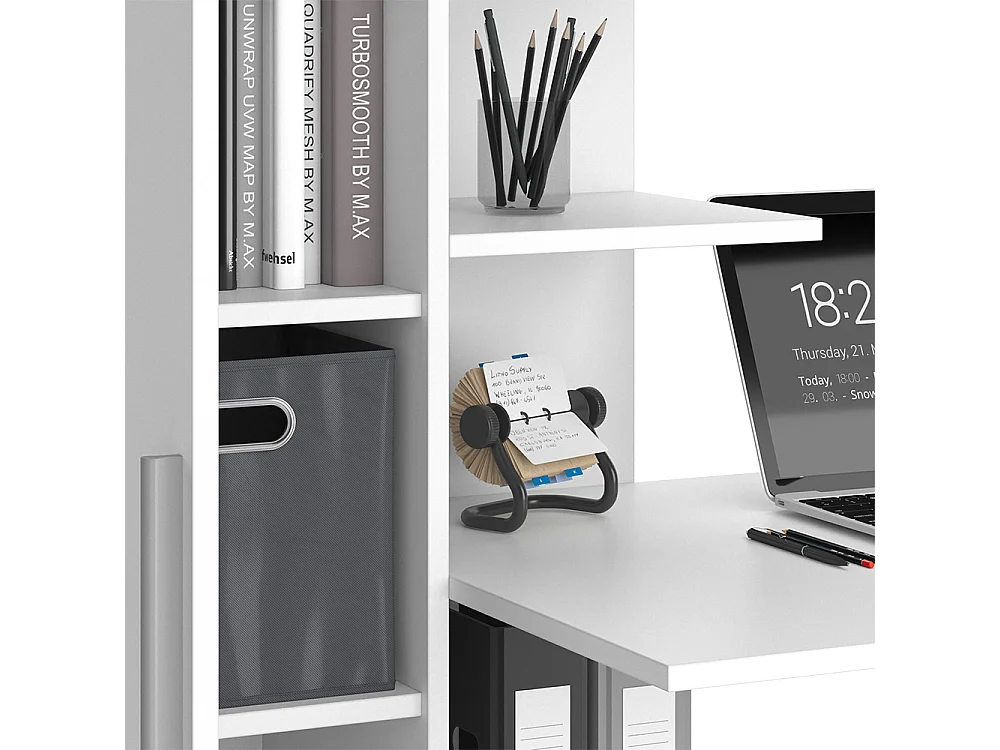 Bureau blanc 150x59.3x120.1 tomy