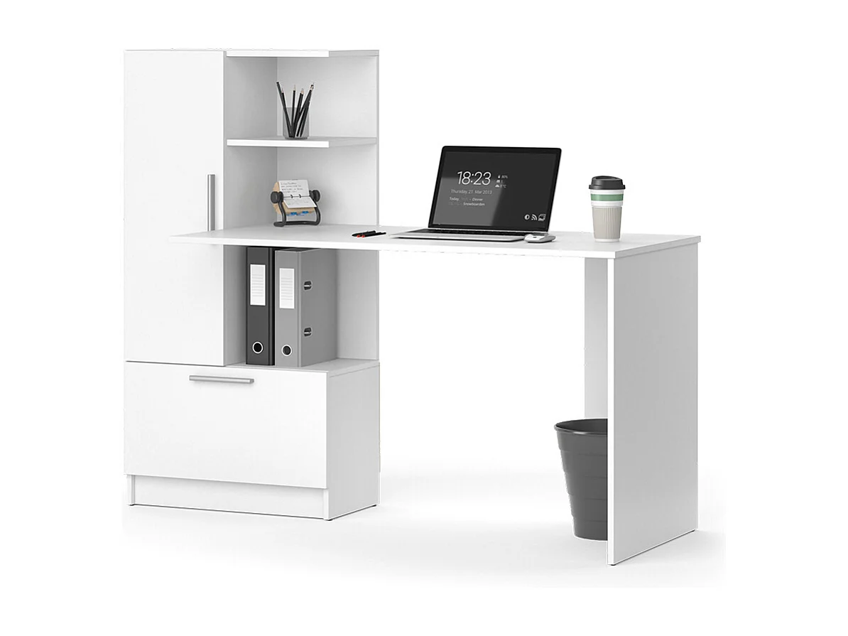 Bureau blanc 150x59.3x120.1 tomy