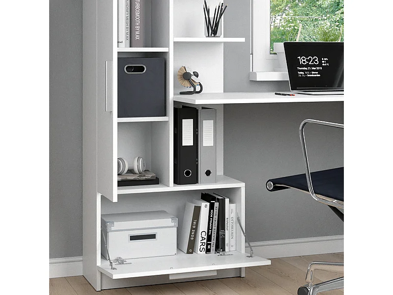 Schreibtisch weiß 150x59.3x120.1 tomy