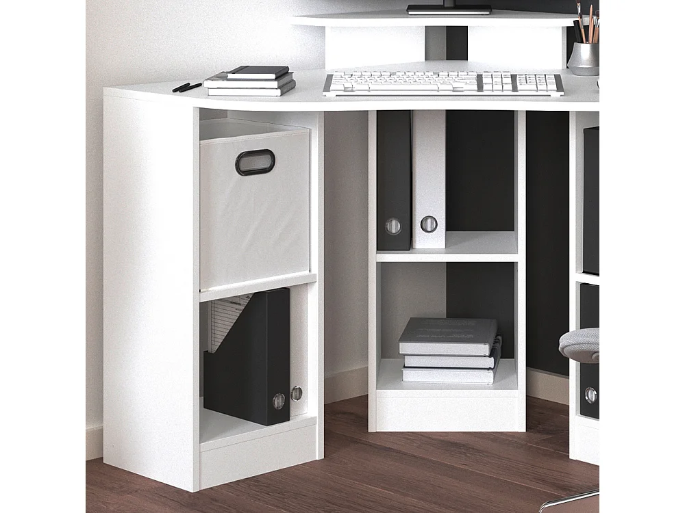 Bureau dangle blanc 94x94x84.4 artur