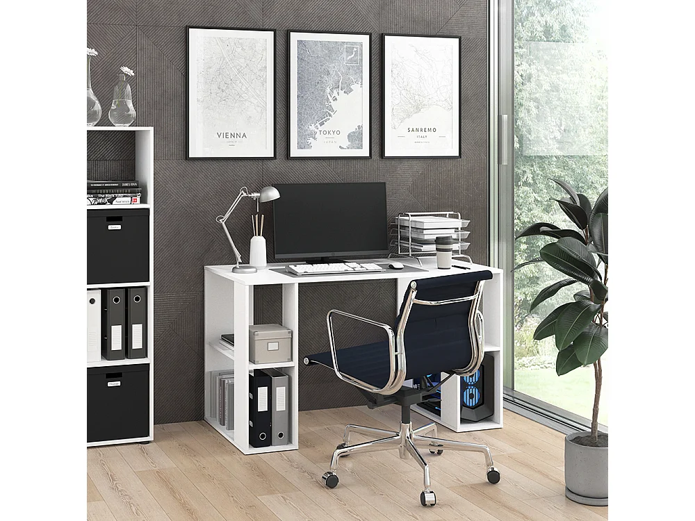 Bureau blanc 130x60x75 arian