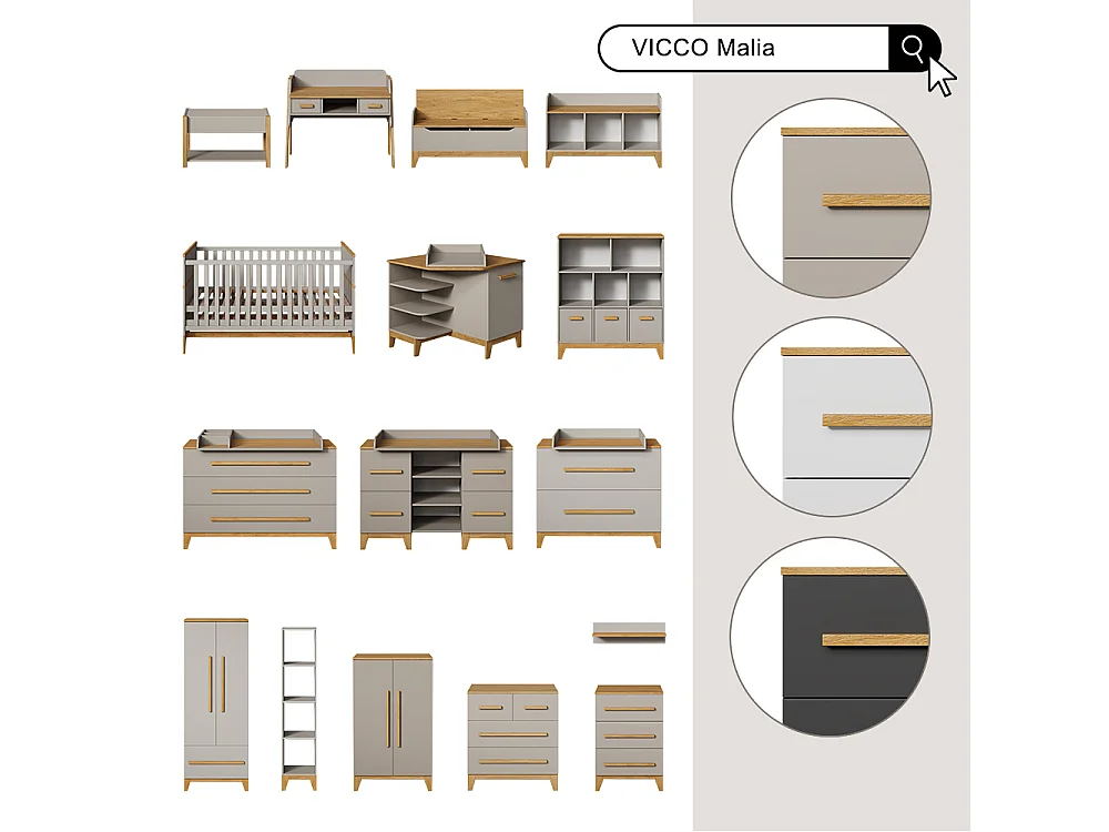 Schreibtisch weiß 97x51x80 malia