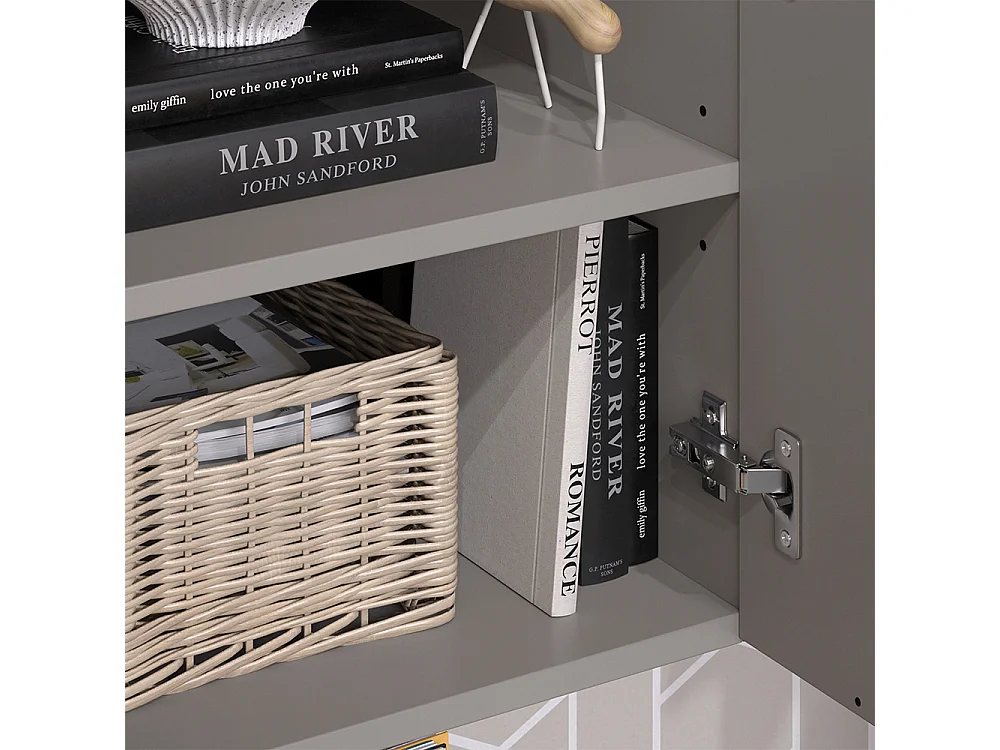 Armario universal gris 40.2x40x120 wido