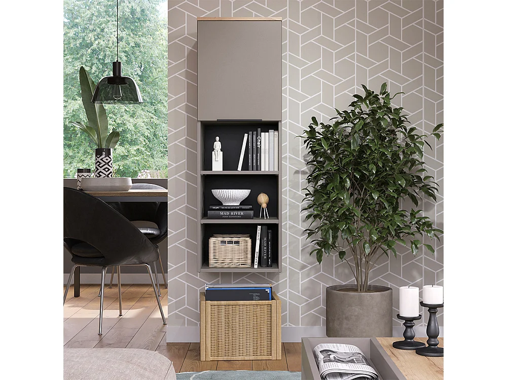 Armoire universelle grège 40.2x40x120 wido