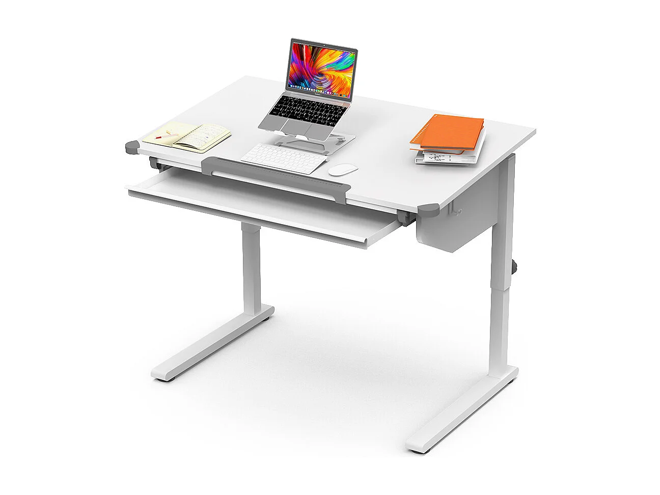 Kinderbureau wit 108x68x83.5 arc