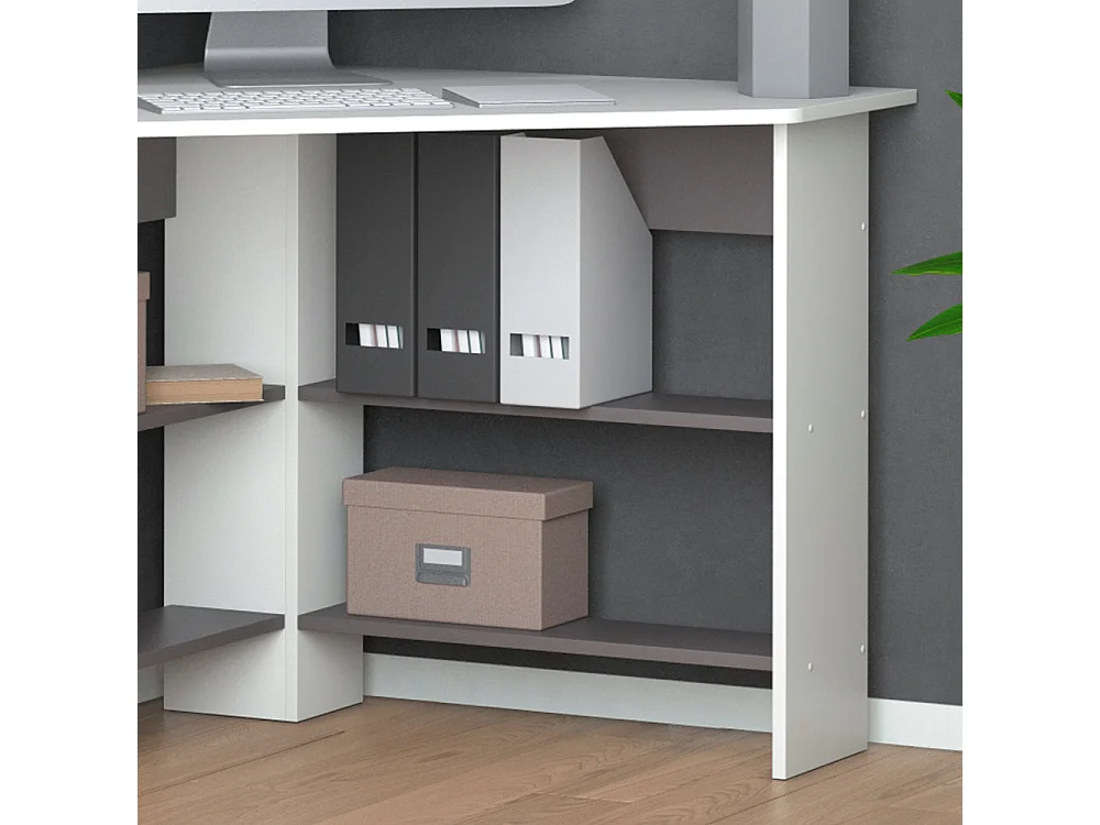 Eckschreibtisch weiß 90x90x74 arion