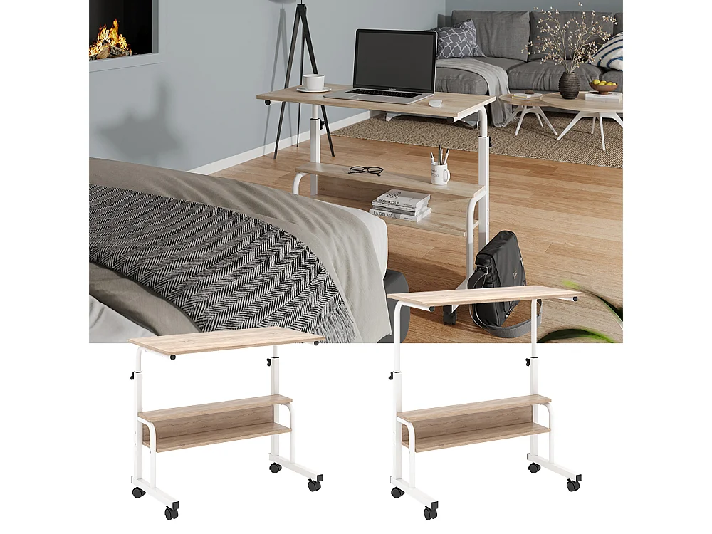 Bureau blanc 80x40x90 bica