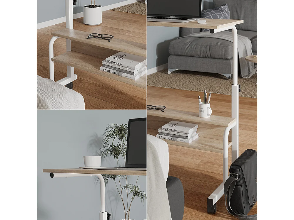 Bureau blanc 80x40x90 bica