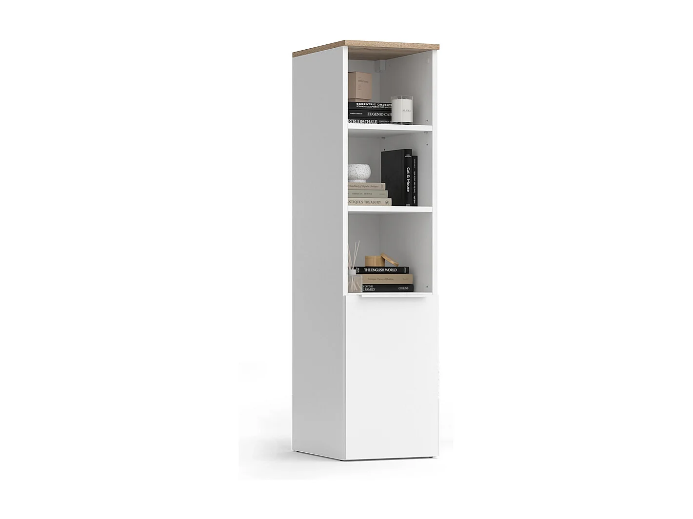 Armoire universelle blanc/sonoma 30.2x40x120 wido