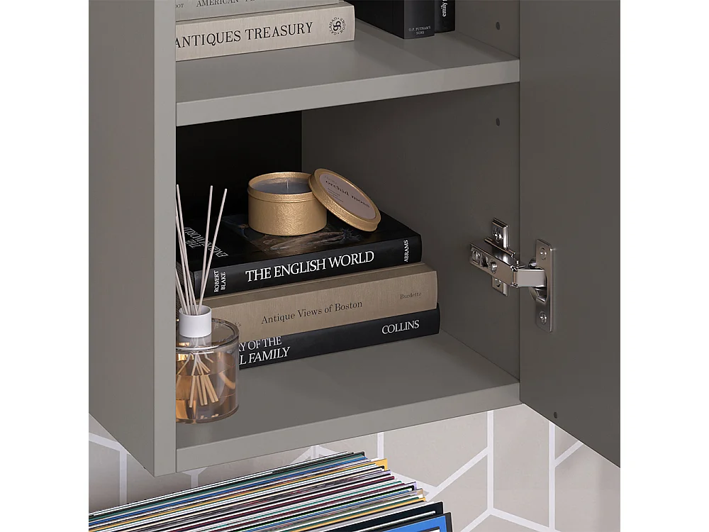 Armoire universelle grège 30.2x40x120 wido