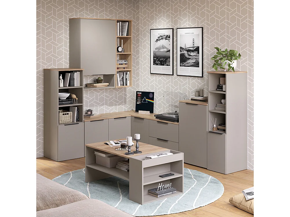 Armoire universelle grège 30.2x40x120 wido