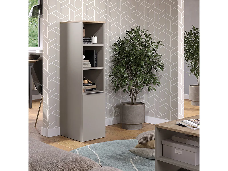 Armoire universelle grège 30.2x40x120 wido