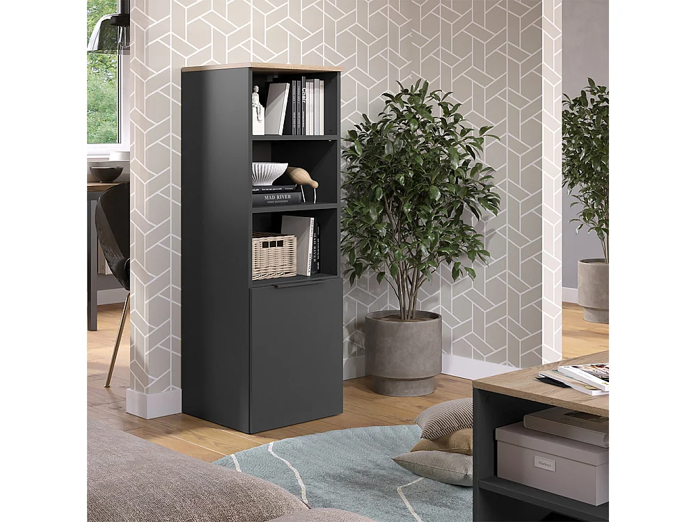 Armario universal antracita/sonoma 40.2x40x120 wido