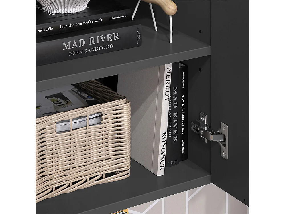 Armario universal antracita/sonoma 40.2x40x120 wido