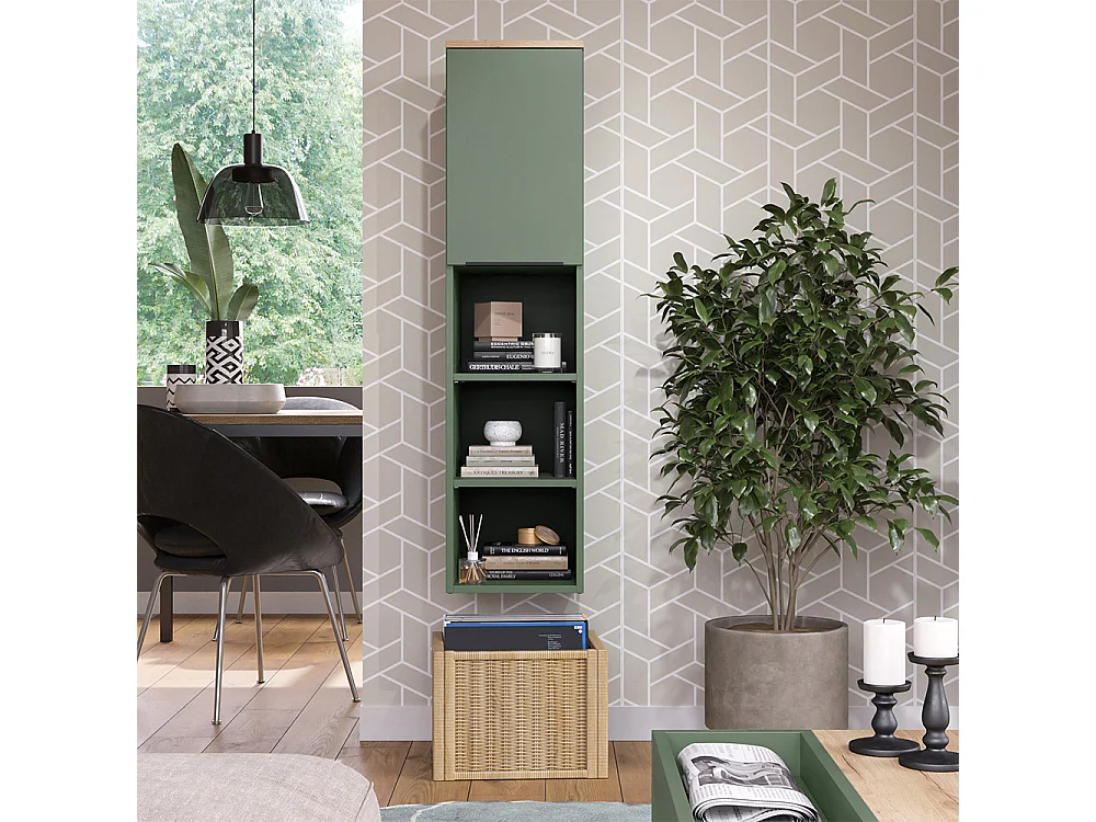 Armoire universelle vert 30.2x40x120 wido