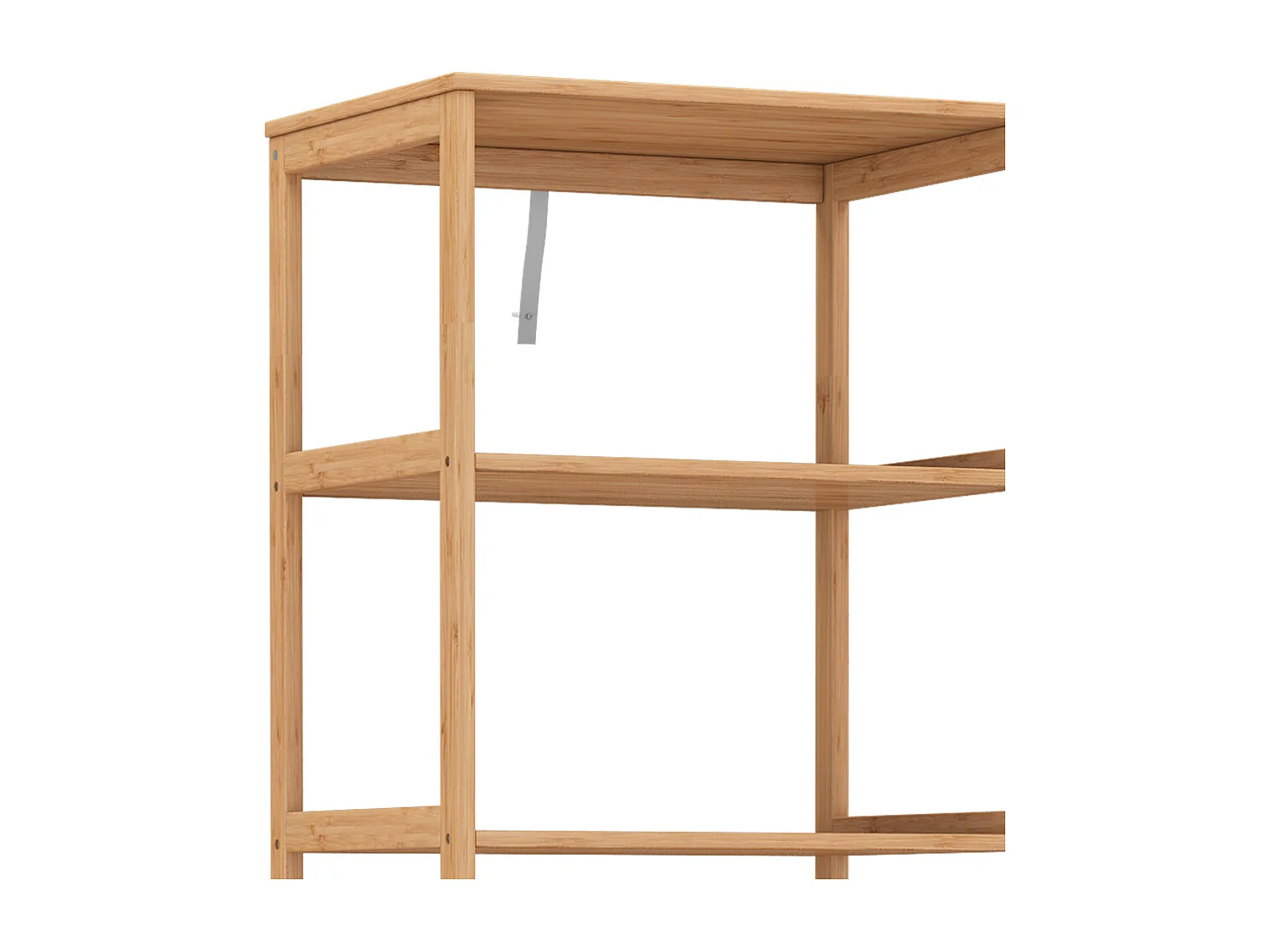 Bücherregal bambus 48.3x35.5x166.5 novaro