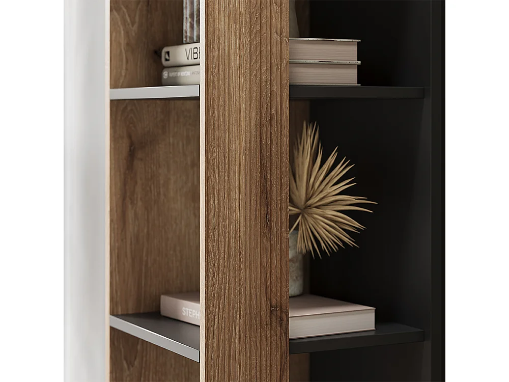 Libreria quercia vichinga 36x36x188 eliza