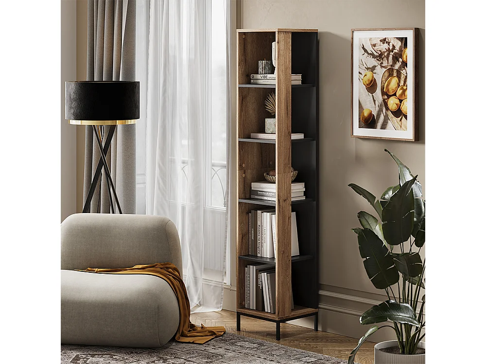 Libreria quercia vichinga 36x36x188 eliza