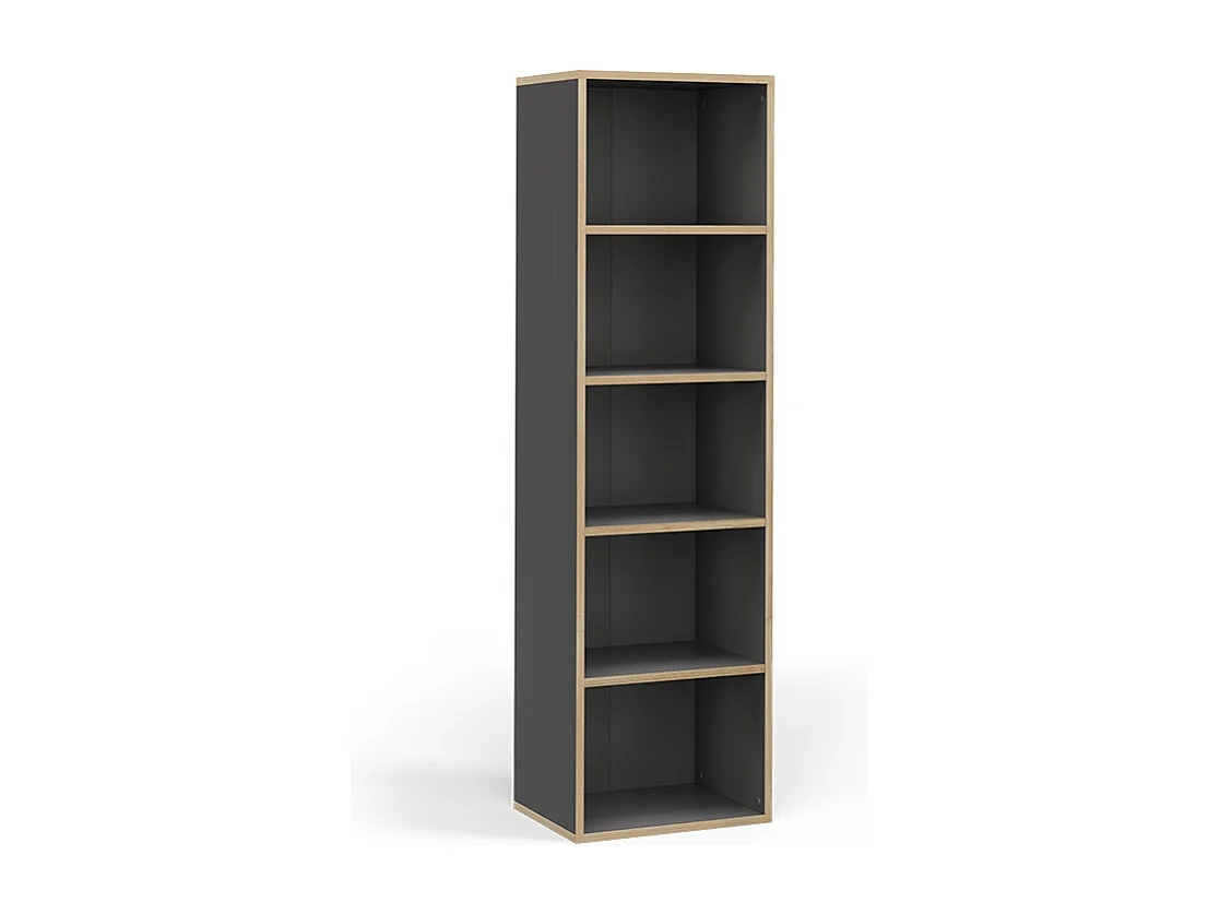 Libreria antracite 40x30x140 tetrix
