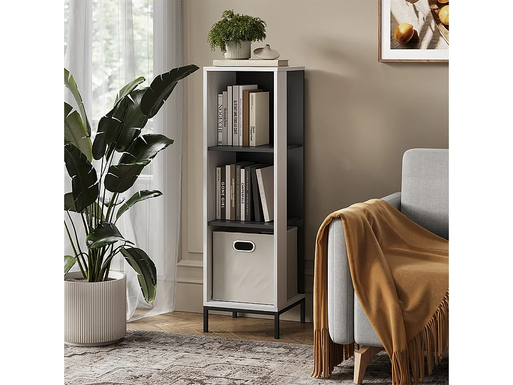 Bücherregal weiß 36x36x120 eliza