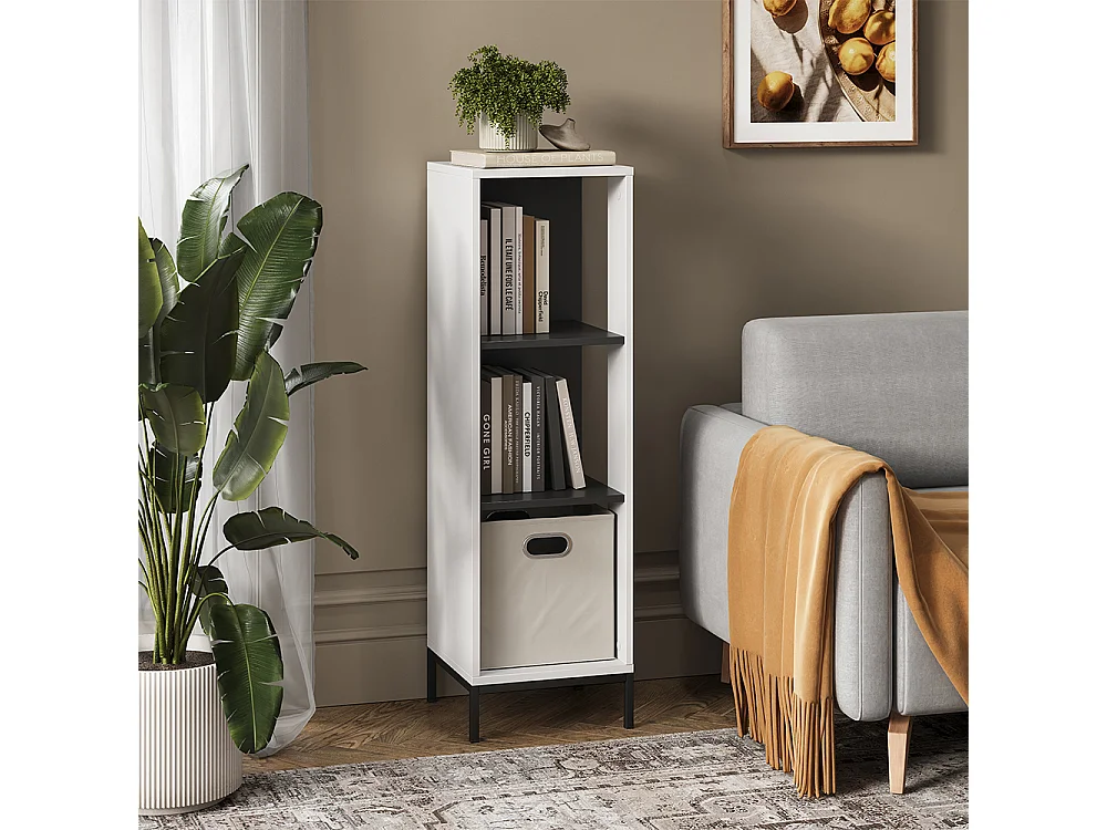 Bücherregal weiß 36x36x120 eliza