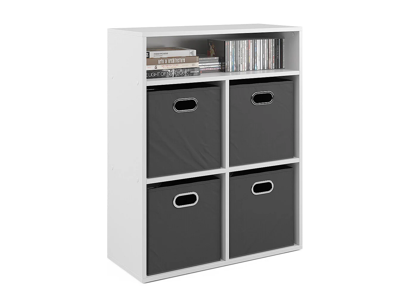 Bibliothèque blanc 72x30.6x90.2