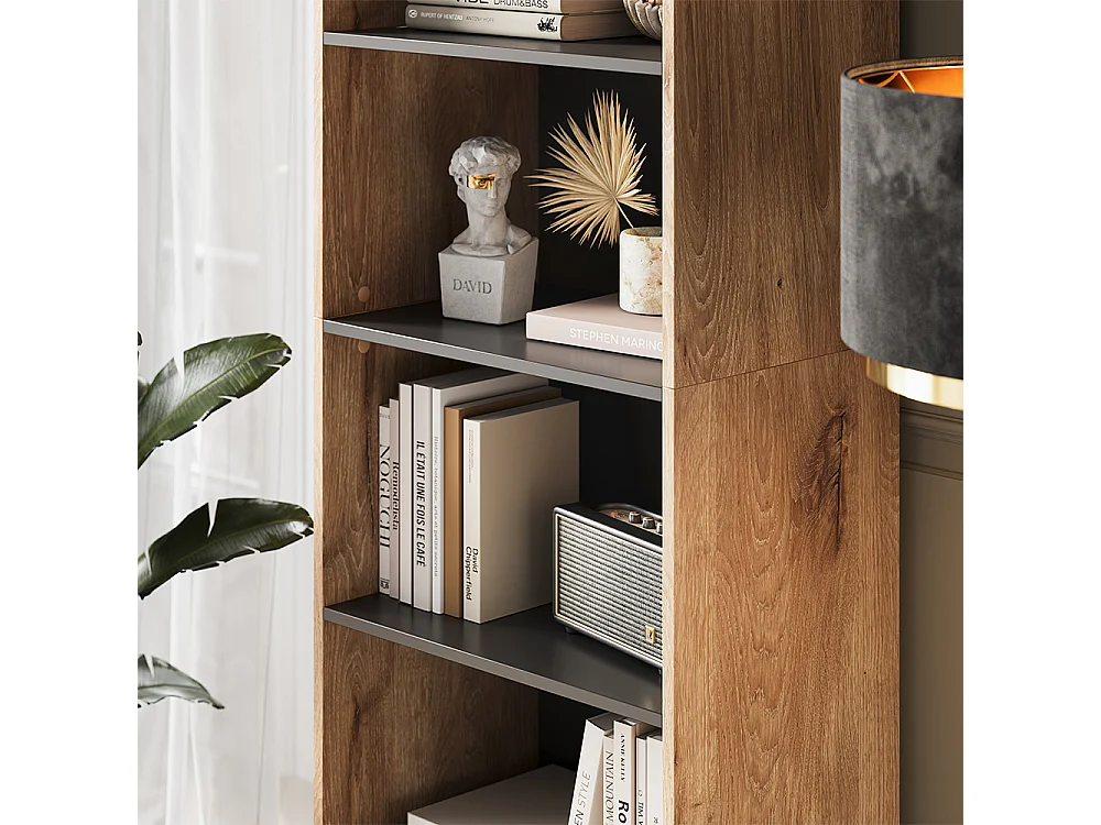 Bücherregal viking oak 60x40x180 eliza