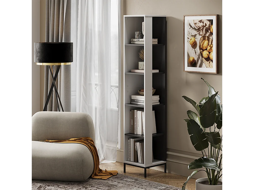 Bücherregal weiß 36x36x188 eliza