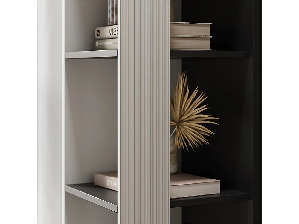 Bibliothèque blanc 36x36x188 eliza