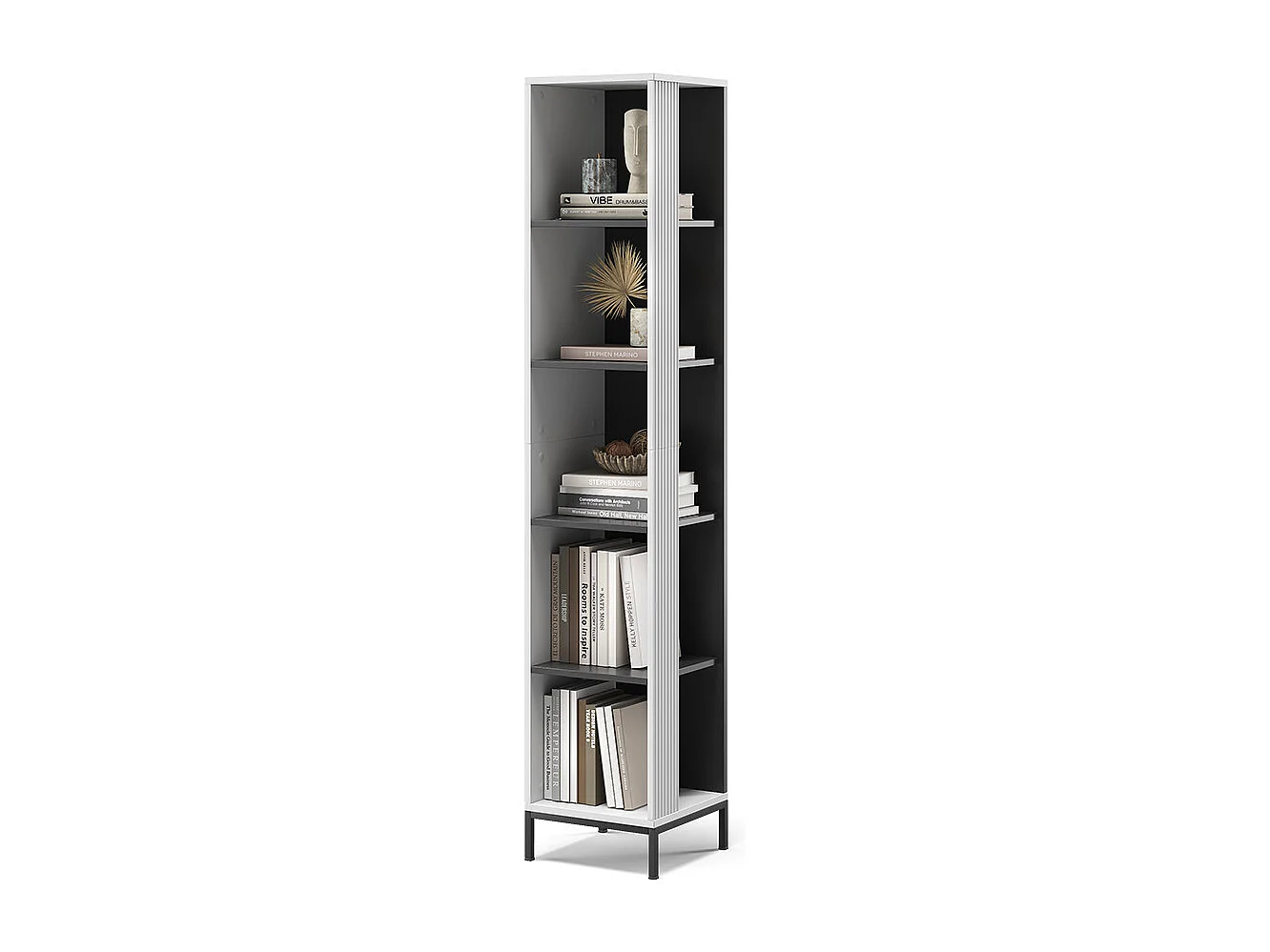 Bibliothèque blanc 36x36x188 eliza