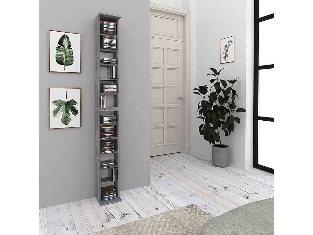 Étagère CD béton 21x20x183.6