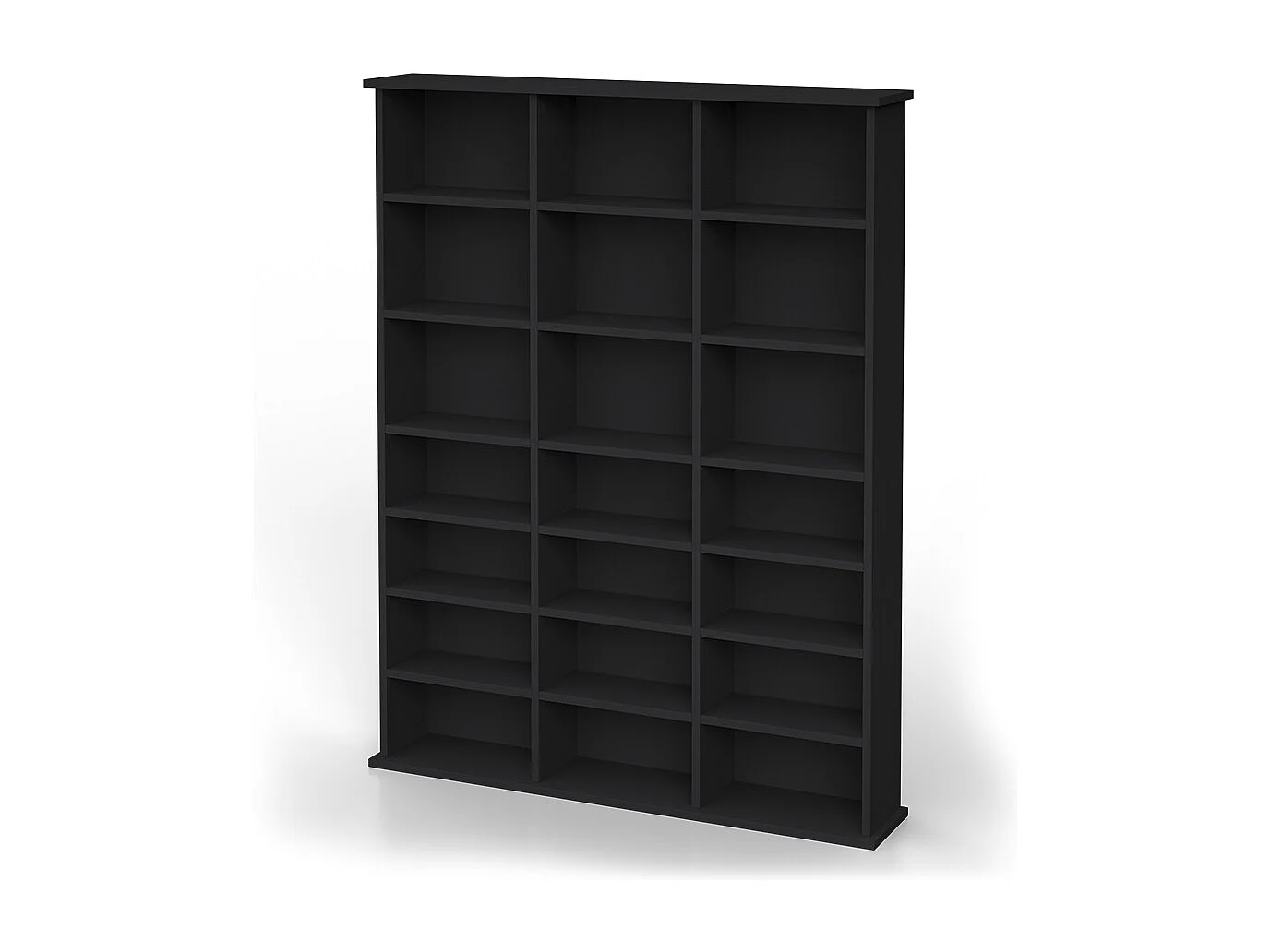 Étagère CD noir 105.4x19x136 jukebox