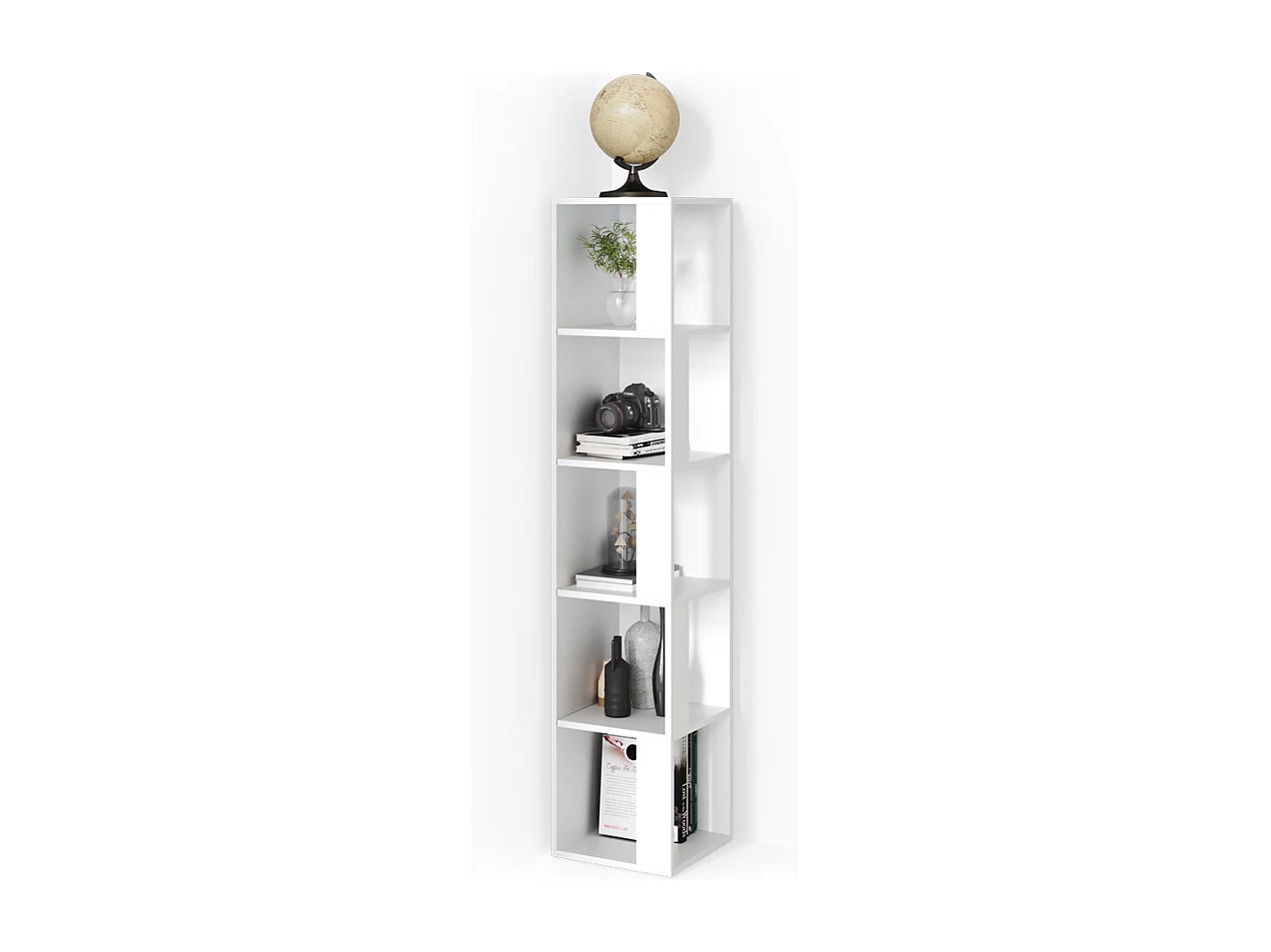 Corner shelf white 33.3x33.3x162.2 lio