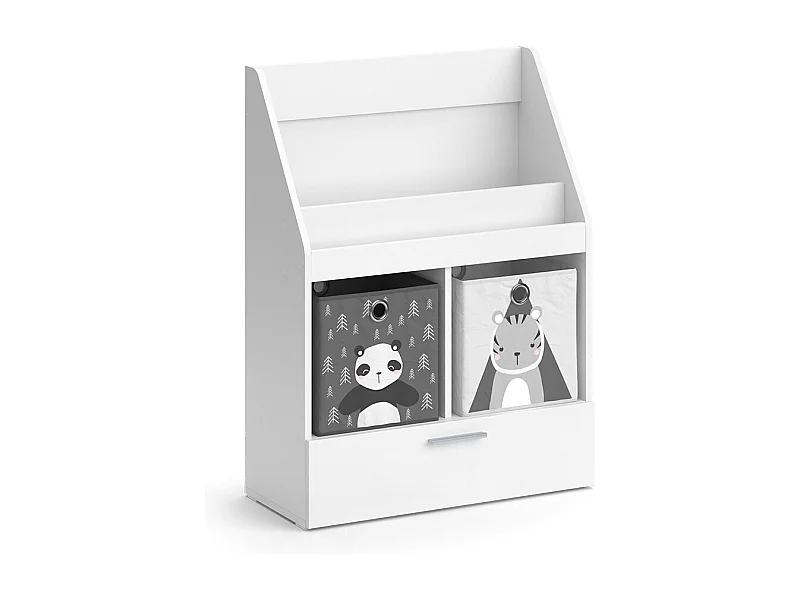 Kinderregal weiß 72x31.2x96.2 luigi