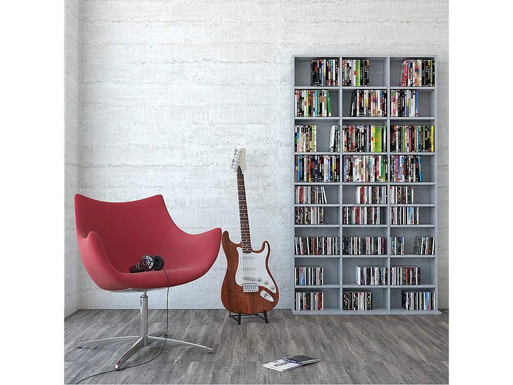 Cd-Regal beton 102x16x178 jukebox