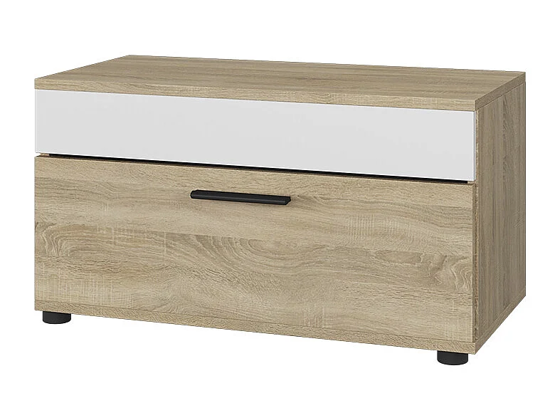 Meuble de salon sonoma/blanc 70.8x35.3x38.9 berno