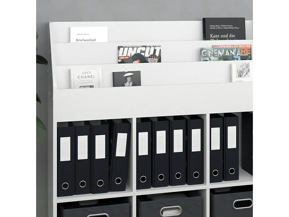 Libreria bambini bianco 107.2x31.2x114.2 luigi